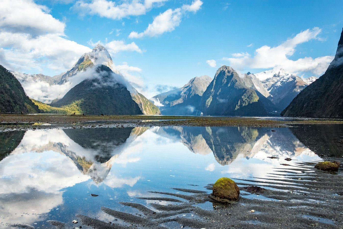 Milford Sound in Nieuw-Zeeland